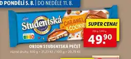 Lidl Orion studentská pečeť nabídka