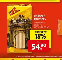 Lidl Hořické trubičky nabídka