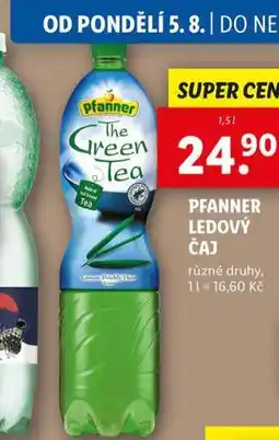 Lidl Pfanner ledový čaj nabídka
