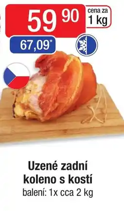 Uzené zadní koleno s kostí