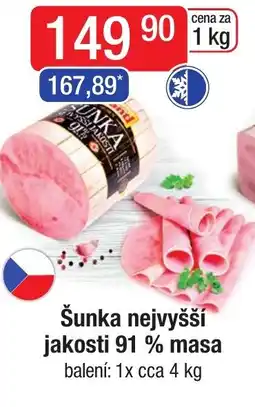 Qanto Šunka nejvyšší jakosti 91 % masa nabídka