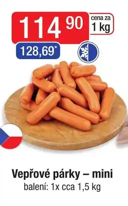Qanto Vepřové párky - mini nabídka