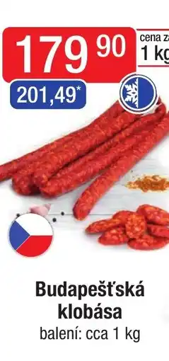 Qanto Budapešťská klobása nabídka