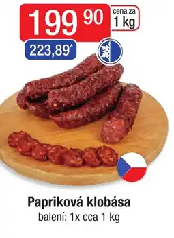 Qanto Papriková klobása nabídka