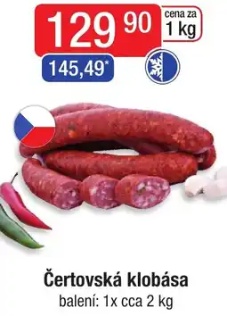Qanto Čertovská klobása nabídka