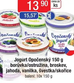 Qanto Jogurt Opočenský 150 g jag borůvka/ostružina, broskev, jahoda, vanilka, švestka/skořice nabídka