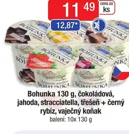 Qanto Bohunka 130 g, čokoládová, jahoda, stracciatella, třešeň + černý rybíz, vaječný koňak nabídka