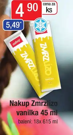 Qanto Nakup Zmrzlízo vanilka 45 ml nabídka