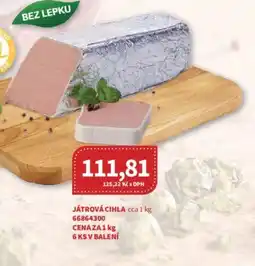 Kubík potraviny JÁTROVÁ CIHLA cca 1 kg nabídka
