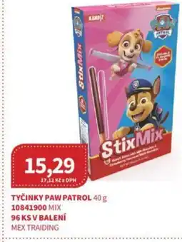 TYČINKY PAW PATROL 40 g