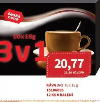 Kubík potraviny KAVA 3v1 nabídka