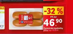 Lidl Farmářské špekáčky nabídka