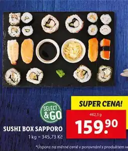 Lidl Sushi box sapporo nabídka