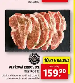 Lidl Vepřová krkovice bez kosti nabídka