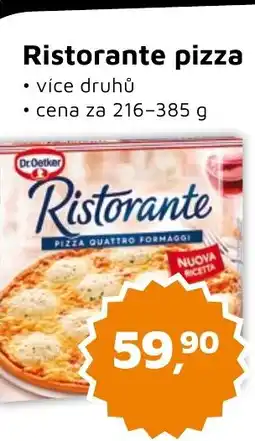 Můjobchod Ristorante pizza nabídka