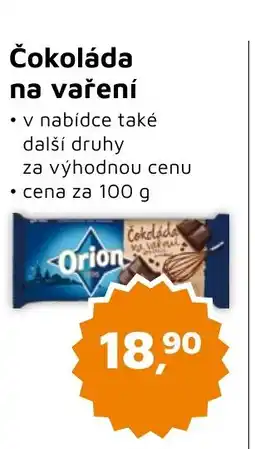 Můjobchod Čokoláda na vaření nabídka