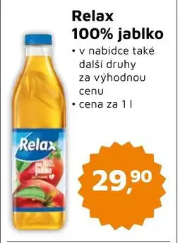 Můjobchod Relax 100% jablko nabídka