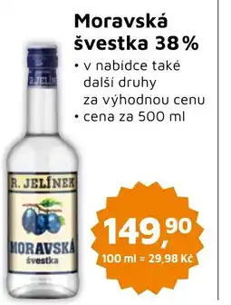 Můjobchod Moravská švestka 38% nabídka