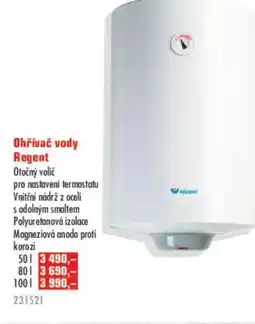 Uni Hobby Ohřívač vody Regent nabídka