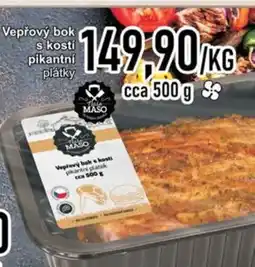 Jip Vepřový bok s kosti pikantní plátky nabídka