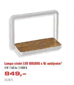 Uni Hobby Lampa stolní LED BULDUS s Qi nabíjením¹ nabídka