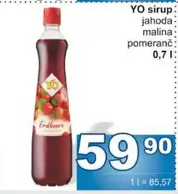 Jip YO sirup nabídka