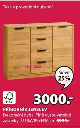 JYSK PŘÍBORNÍK JENSLEV nabídka