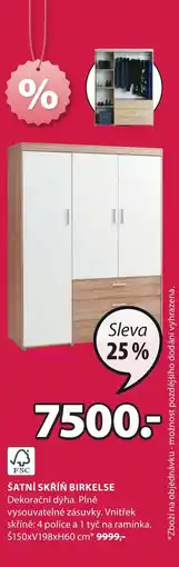 JYSK ŠATNÍ SKŘÍŇ BIRKELSE nabídka