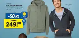 Lidl Tepláková mikina nabídka