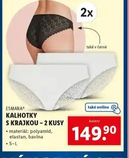 Lidl Kalhotky s krajkou nabídka