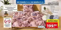 Lidl Ložní povlečení z mikrovláknitého saténu nabídka