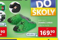 Lidl Domácí obuv nabídka