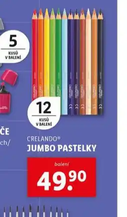 Lidl Jumbo pastelky nabídka