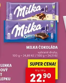 Lidl Milka čokoláda nabídka