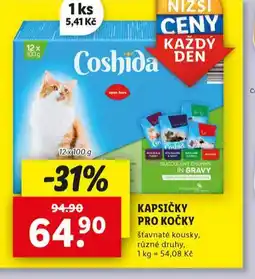 Lidl Coshida kapsičky pro kočky nabídka