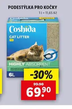 Lidl Coshida podestýlka pro kočky nabídka