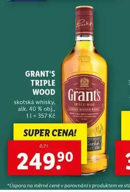 Lidl Grant´s triple wood nabídka