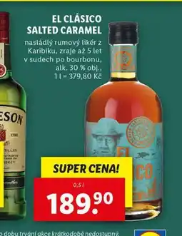 Lidl El clásico salted caramel nabídka