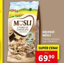Lidl Křupavé müsli nabídka