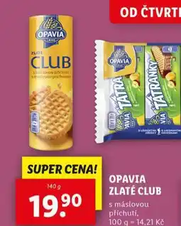 Lidl Opavia zlaté club nabídka