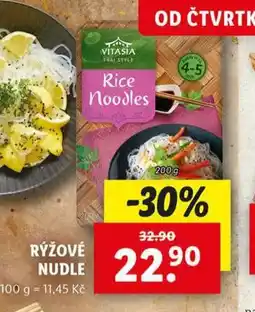 Lidl Rýžové nudle nabídka