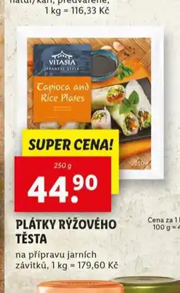 Lidl Plátky rýžového těsta nabídka