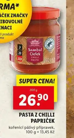 Lidl Pasta z chilli papriček nabídka