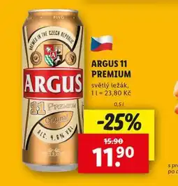 Lidl Pivo argus 11 premium nabídka