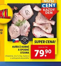 Lidl Kuřecí horní a spodní stehna nabídka