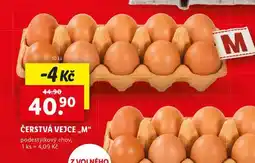 Lidl Čerstvá vejce m podestýlkový chov nabídka