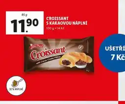 Lidl Croissant s kakaovou náplní nabídka