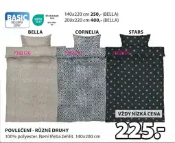 JYSK POVLEČENÍ - RŮZNÉ DRUHY nabídka