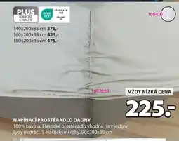 JYSK NAPÍNACÍ PROSTĚRADLO DAGNY nabídka