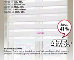 JYSK DUO ROLETA TOKE nabídka